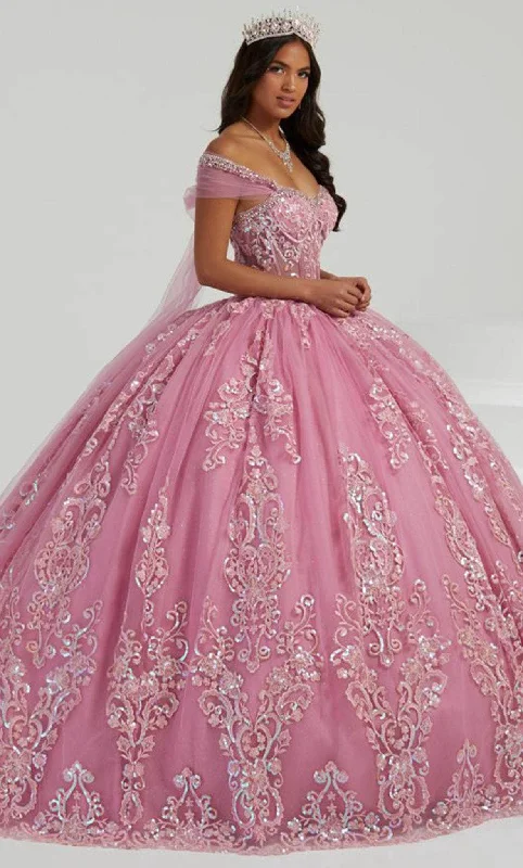 Fiesta Gowns 56476 - Sequined Quinceanera Ballgown