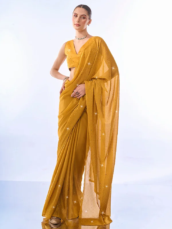 Women Party Wear Rangoli Saree With Un Stitched Blouse Elegant Silk Blouse