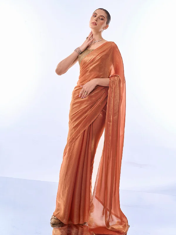 Women Party Wear Printed Premium Organza Saree With Un Stitched Blouse Business Casual Blouse Women Party Wear Printed Premium Organza Saree With Un Stitched Blouse Business Casual Blouse