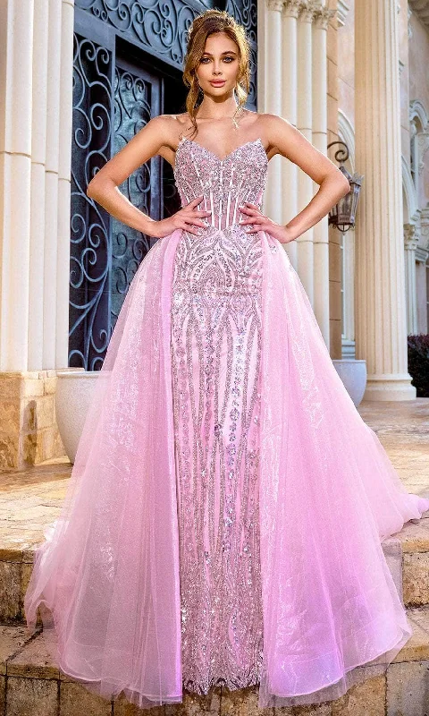 Portia and Scarlett PS24529 - Strapless V-Neck Gown