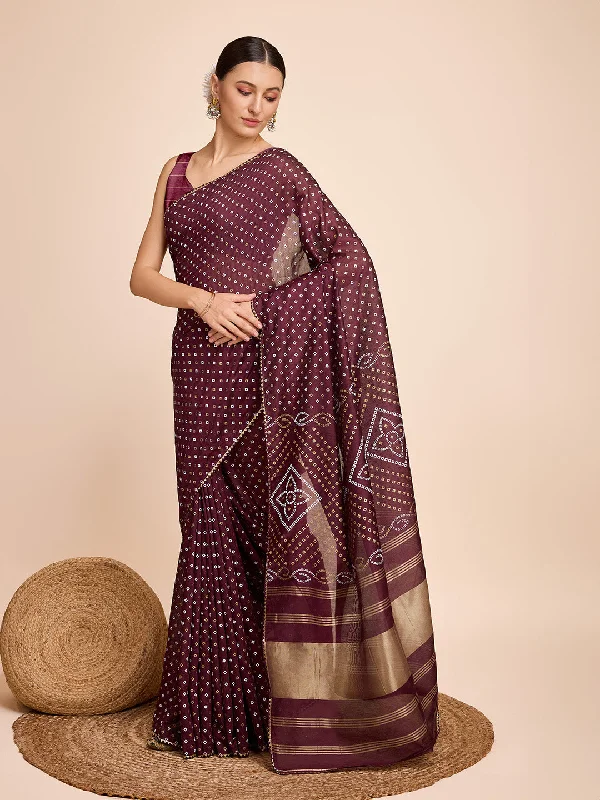 Women Party Wear Semi Cotton Silk Saree With Un Stitched Blouse Soft Knit Blouse