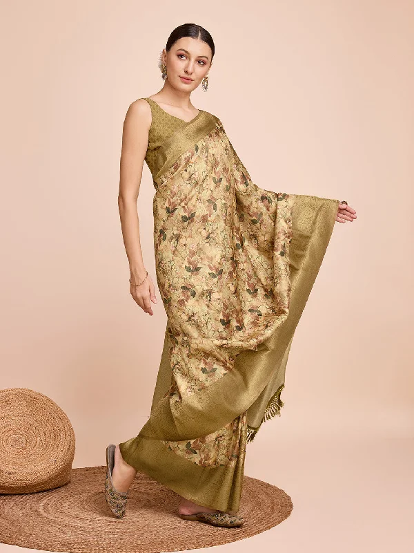 Women Party Wear Semi Kanjivaram Silk Ready To Wear Saree With Un Stitched Blouse(Size Up To 42) Soft Satin Blouse Women Party Wear Semi Kanjivaram Silk Ready To Wear Saree With Un Stitched Blouse(Size Up To 42) Soft Satin Blouse