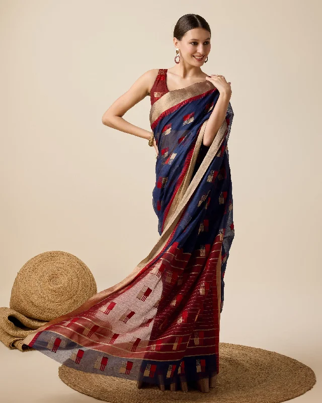 Women Party Wear Designer Semi Cotton Soft Silk Saree With Un Stitched Blouse Floral Print Blouse Women Party Wear Designer Semi Cotton Soft Silk Saree With Un Stitched Blouse Floral Print Blouse