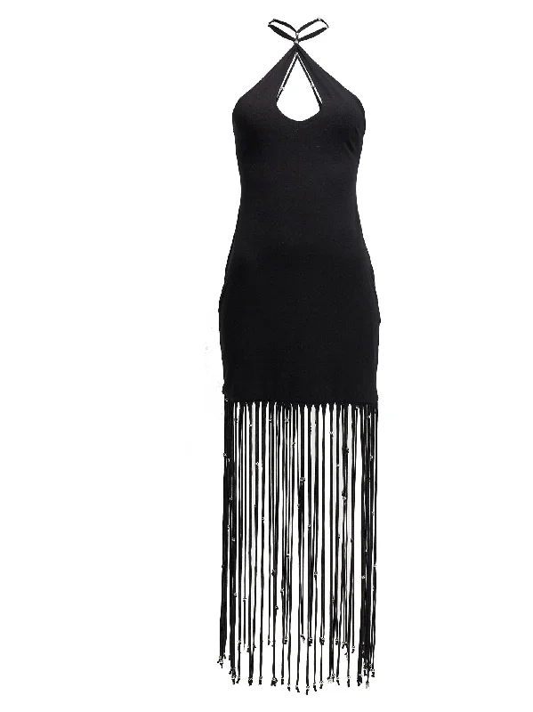 Sunday Capsule Bead Fringed Dress