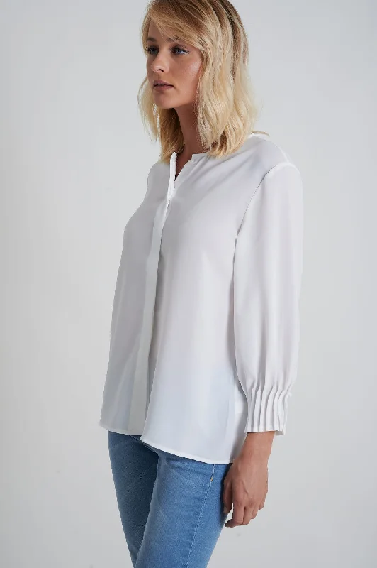 Women's Loose Fit Fantasy Blouse Silky Tunic Blouse