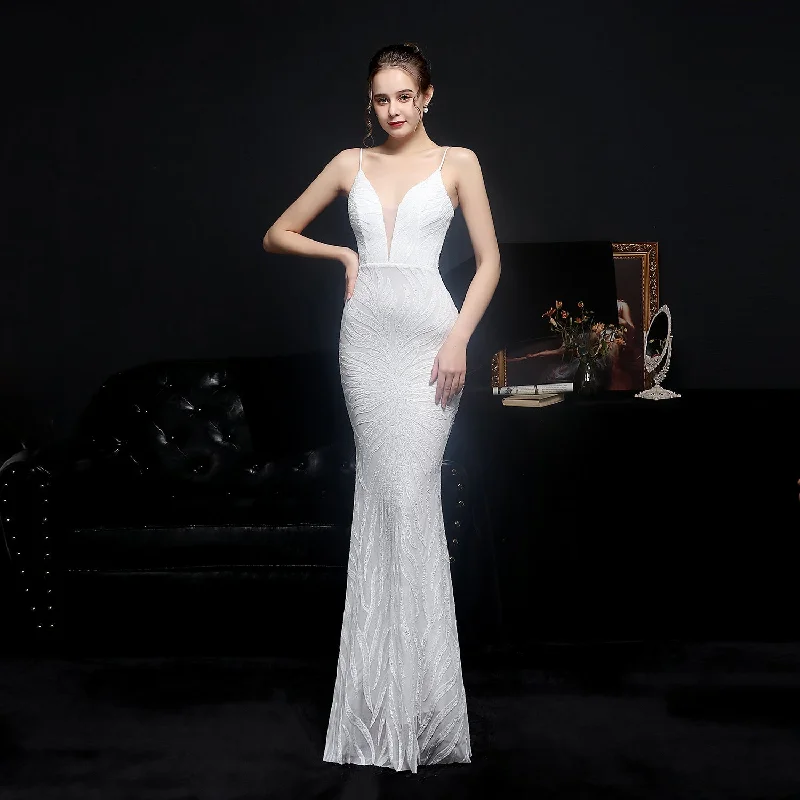 Sequin Fish Tail Dress - Glamour Redefined
