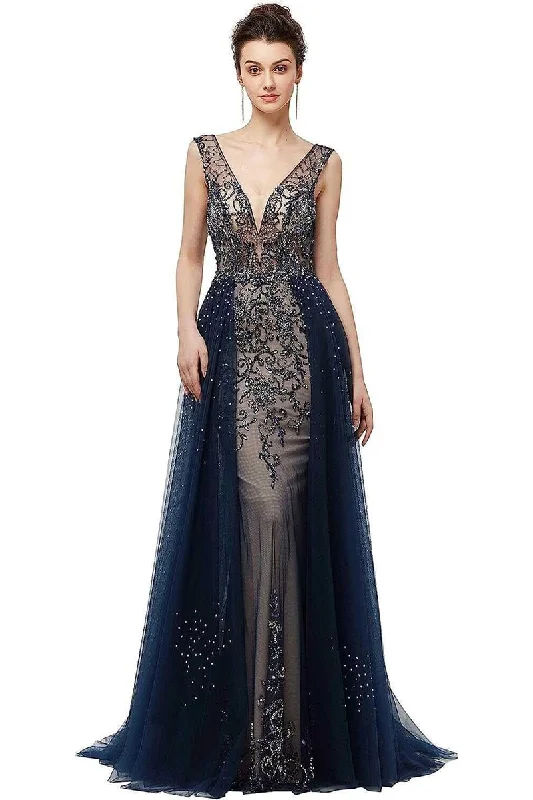 Asheville Embellished Backless Maxi Dress Comfortable Ruffle Hem Maxi Dress