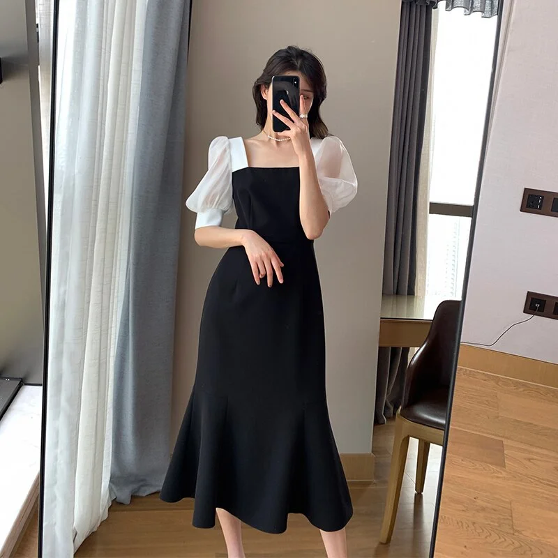 Harajuku French Vintage Maxi Dresses for Women Party Short Sleeve Ladies Slim Casual Korean Dress Eelgant Summer 2022 Vestidos Trendy Printed Maxi Dress Harajuku French Vintage Maxi Dresses for Women Party Short Sleeve Ladies Slim Casual Korean Dress Eelgant Summer 2022 Vestidos Trendy Printed Maxi Dress