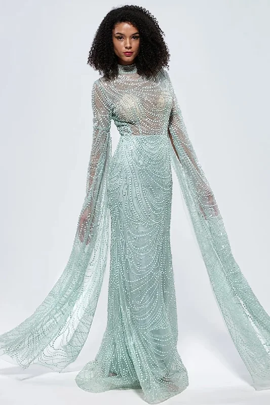 Lavanya Beaded Maxi Dress Trendy Maxi Dress with Belt