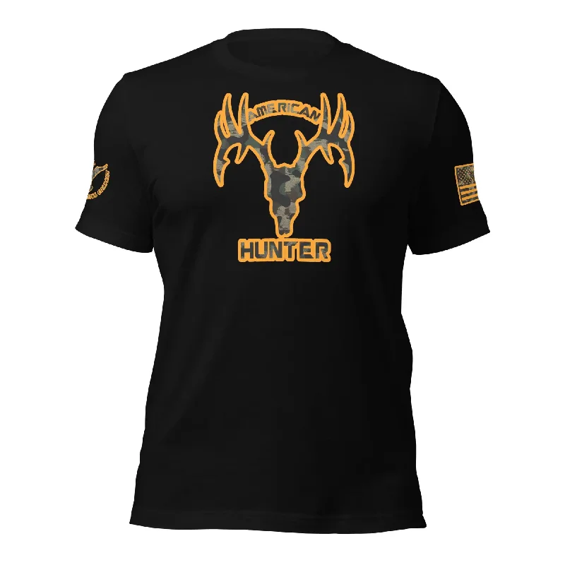 Wing Beat Waterfowl American Hunter Sure Shot T-Shirt Houndstooth Herringbone Solid