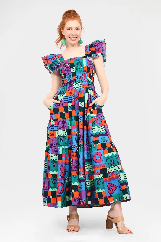 Mariella Maxi Dress Comfortable Maxi Dress with Belt