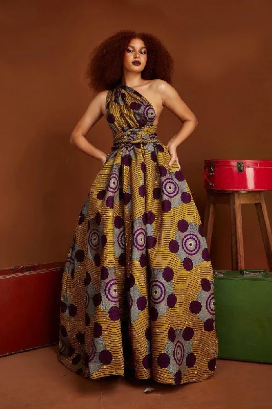 ASSA Infinity Maxi Dress Stylish Long Sleeve Maxi Dress