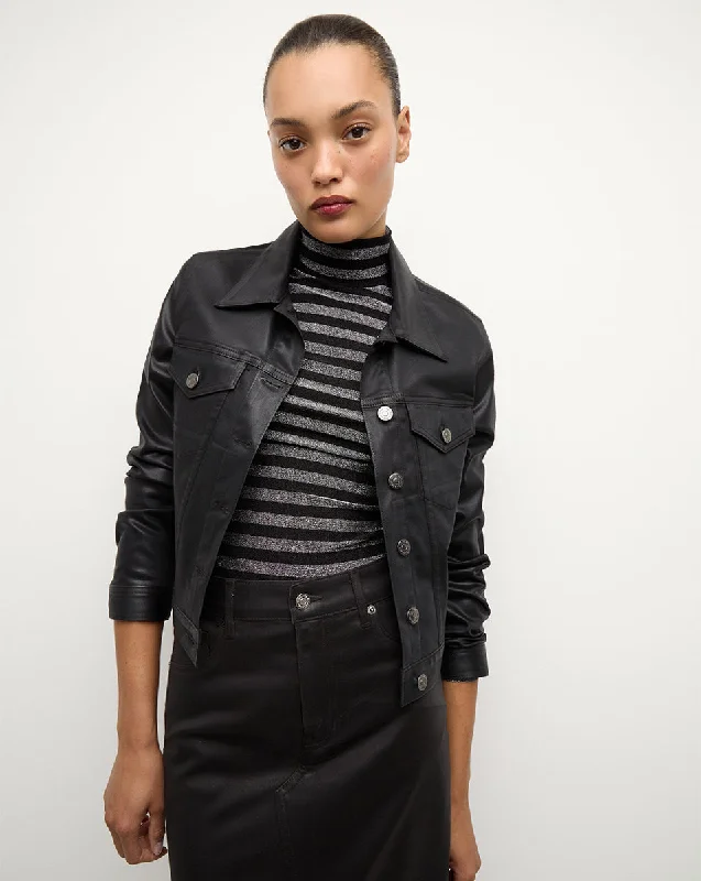 Cara Jacket Coated Denim Jacket Leather Jacket Suede Jacket