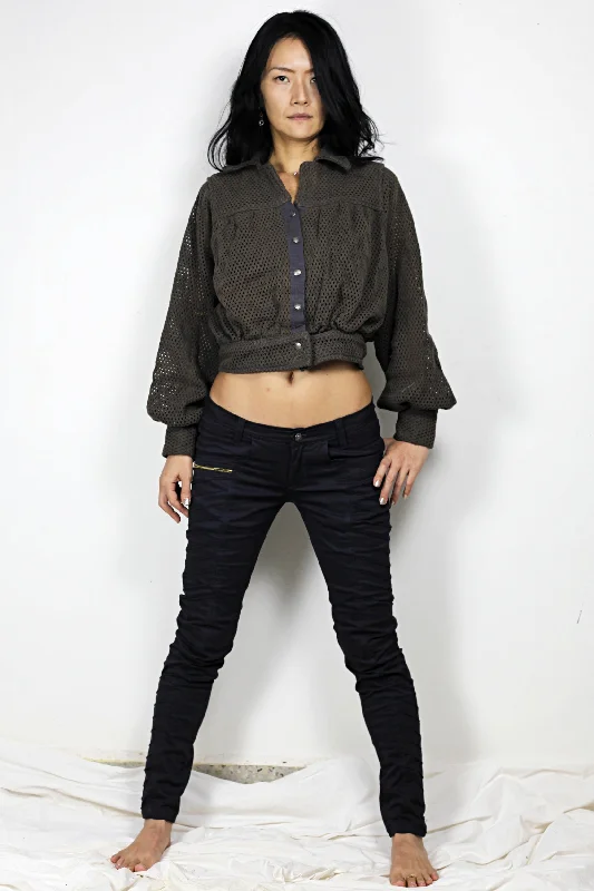 Cotton net jacket Wool Jacket Cashmere Jacket Tweed Jacket