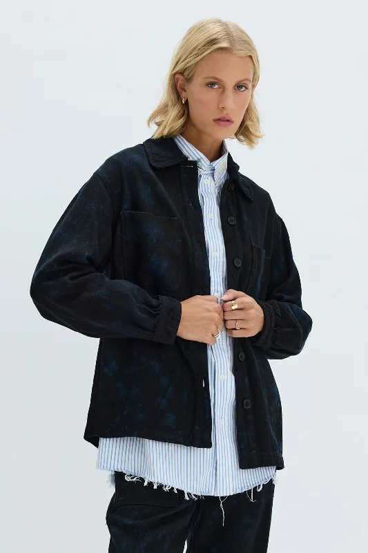 Denim Indigo Explorer Jacket Faux Fur Jacket Real Fur Jacket Shearling Jacket