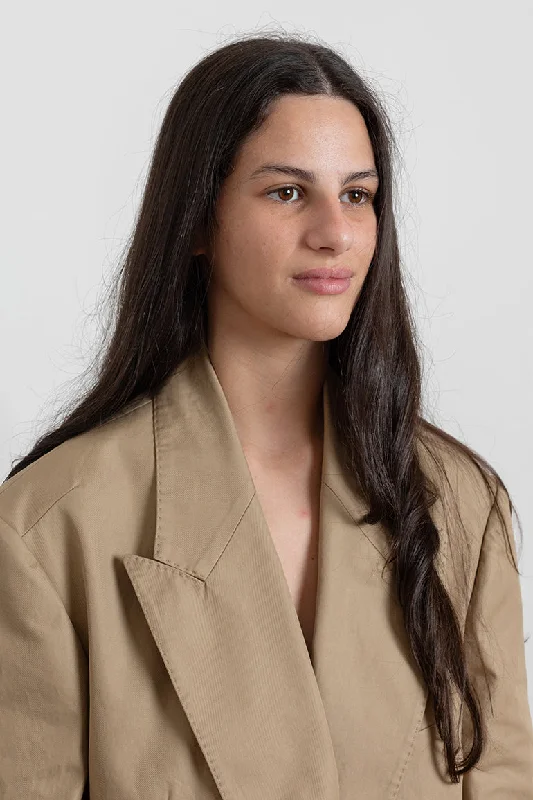 Bliss Jacket - Beige Wool Jacket Cashmere Jacket Tweed Jacket