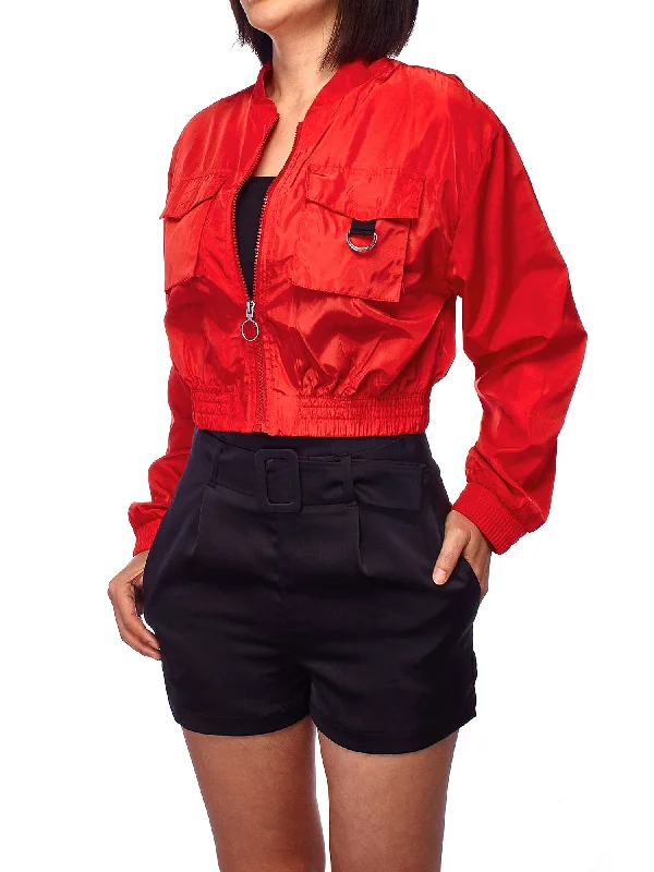Women's Long Sleeve Lightweight Full Zip Outdoor Windbreaker Jacket (FWJ1074) Notch Collar Peter Pan Collar Cowl Neck Women's Long Sleeve Lightweight Full Zip Outdoor Windbreaker Jacket (FWJ1074) Notch Collar Peter Pan Collar Cowl Neck