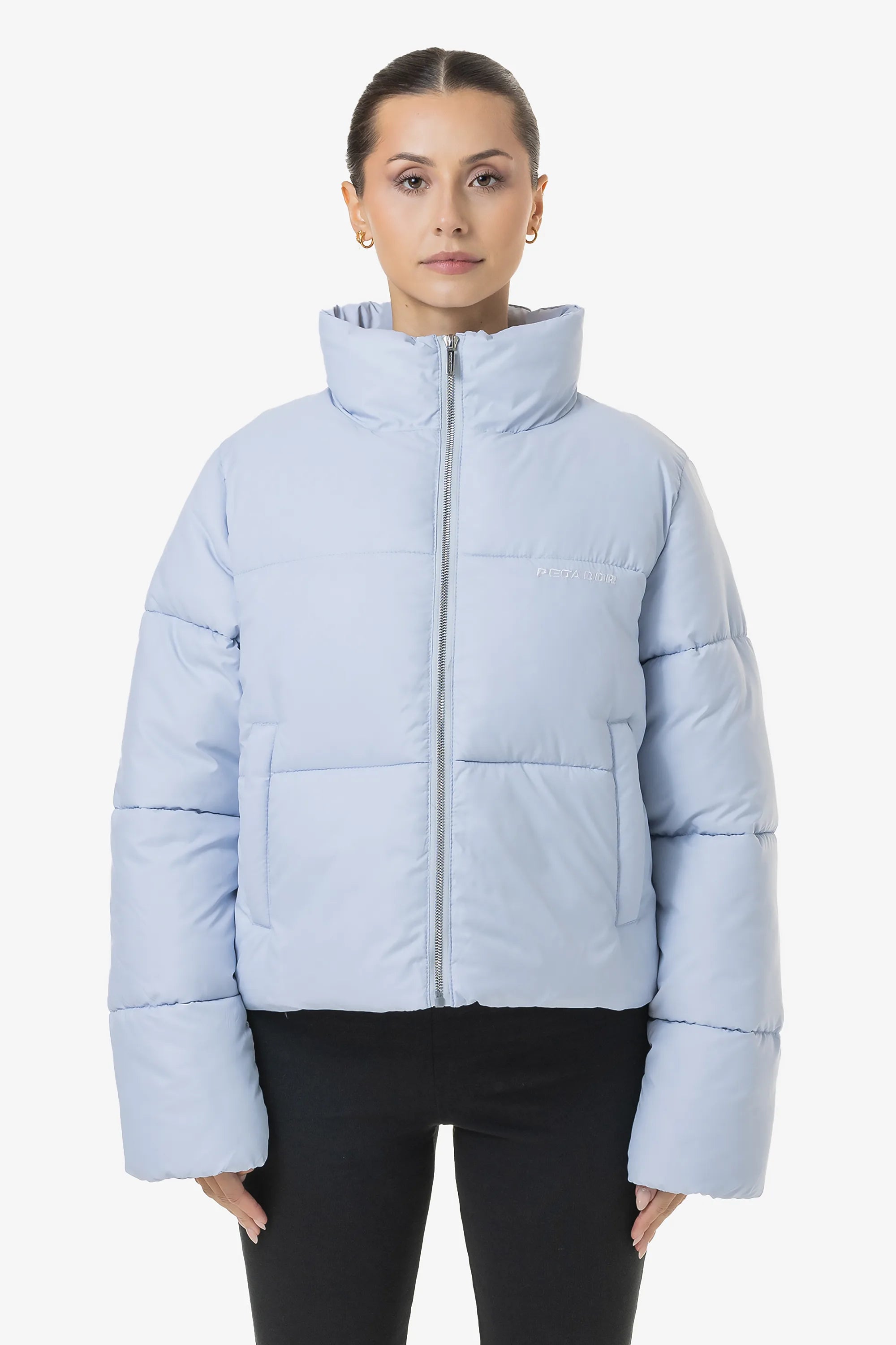 Georgia Puffer Jacket Iceblue Rayon Jacket Velvet Jacket Corduroy Jacket