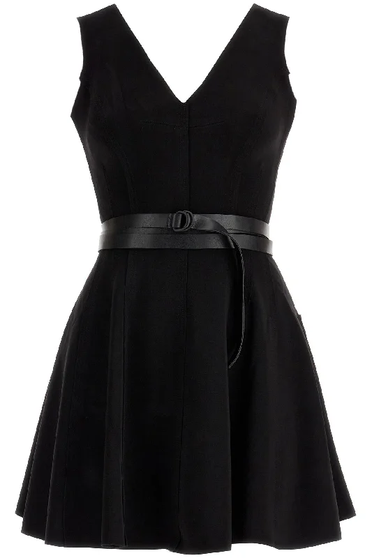 grace jersey mini dress for women KK3243PLB12001 BLACK Stylish Plaid Mini Dress