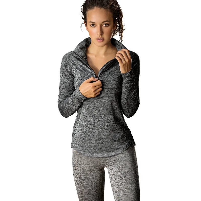 icyzone Women's Workout Yoga Track Jacket 1/2 Zip Long Sleeve Running Shirt Toggled Jacket Drawstring Jacket Belted Jacket icyzone Women's Workout Yoga Track Jacket 1/2 Zip Long Sleeve Running Shirt Toggled Jacket Drawstring Jacket Belted Jacket