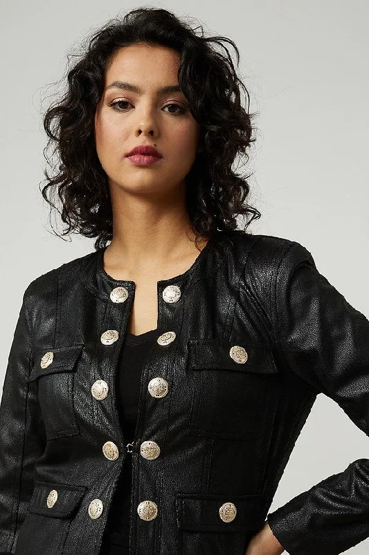Joseph Ribkoff Faux Leather Cropped Jacket Lace Jacket Ribbed Jacket Sequined Jacket Joseph Ribkoff Faux Leather Cropped Jacket Lace Jacket Ribbed Jacket Sequined Jacket