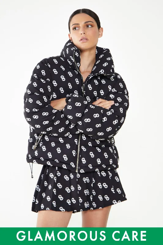Glamorous Care Logo Print Padded Puffer Jacket Jacket Blazer Coat