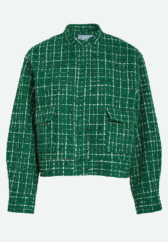 MSMijana Jacket - Golf Green Denim Jacket Leather Jacket Suede Jacket