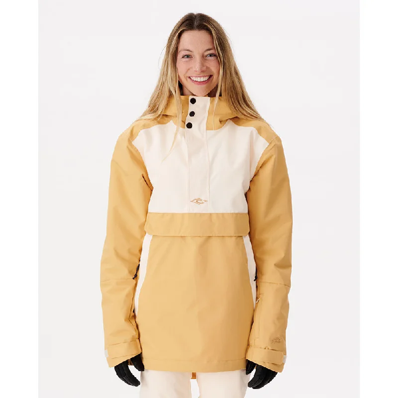 Rip Curl Womens Rider Snowboard/Ski Jacket - Sand Tailored Jacket Straight Jacket A-Line Jacket Rip Curl Womens Rider Snowboard/Ski Jacket - Sand Tailored Jacket Straight Jacket A-Line Jacket