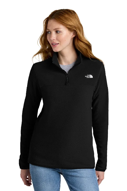 The North Face Womens Glacier Fleece 1/4 Zip Jacket - Black - New Trench Coat Raincoat Waterproof Jacket The North Face Womens Glacier Fleece 1/4 Zip Jacket - Black - New Trench Coat Raincoat Waterproof Jacket