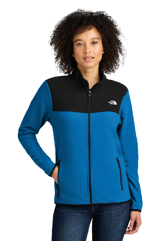 The North Face Womens Glacier Fleece Full Zip Jacket - Hero Blue/Black - New Toggled Jacket Drawstring Jacket Belted Jacket The North Face Womens Glacier Fleece Full Zip Jacket - Hero Blue/Black - New Toggled Jacket Drawstring Jacket Belted Jacket