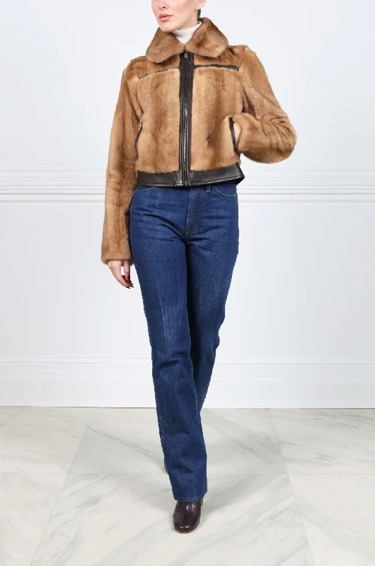 The Rowan Mink Jacket Rayon Fabric Velvet Fabric Corduroy Fabric