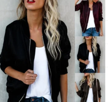 Women Leisure Fashion Feather Jacket Zip Front Button Front Snap Front