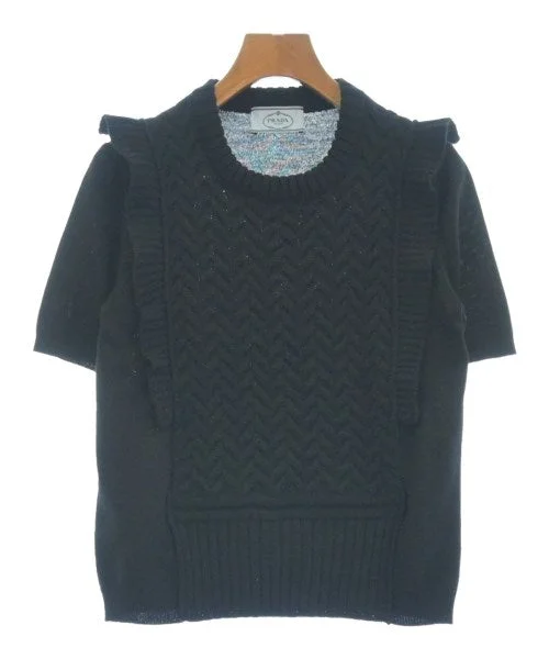 PRADA Sweaters Terry Blend Velvet Blend Canvas Blend