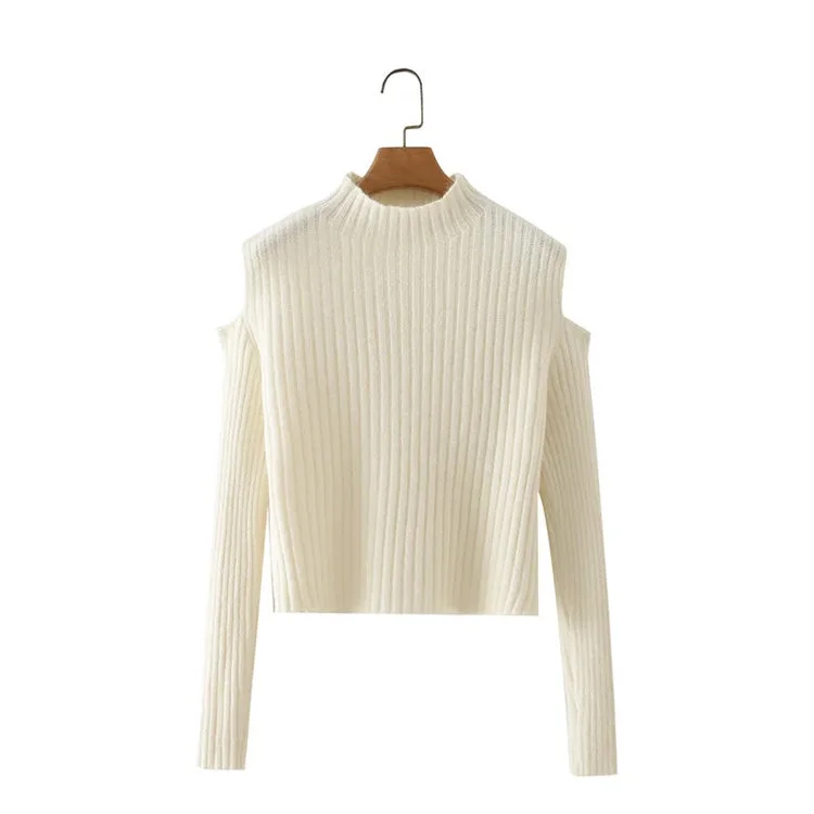 European and American style off shoulder sweater 7241 Chenille Blend Fleece Blend Nylon Blend European and American style off shoulder sweater 7241 Chenille Blend Fleece Blend Nylon Blend