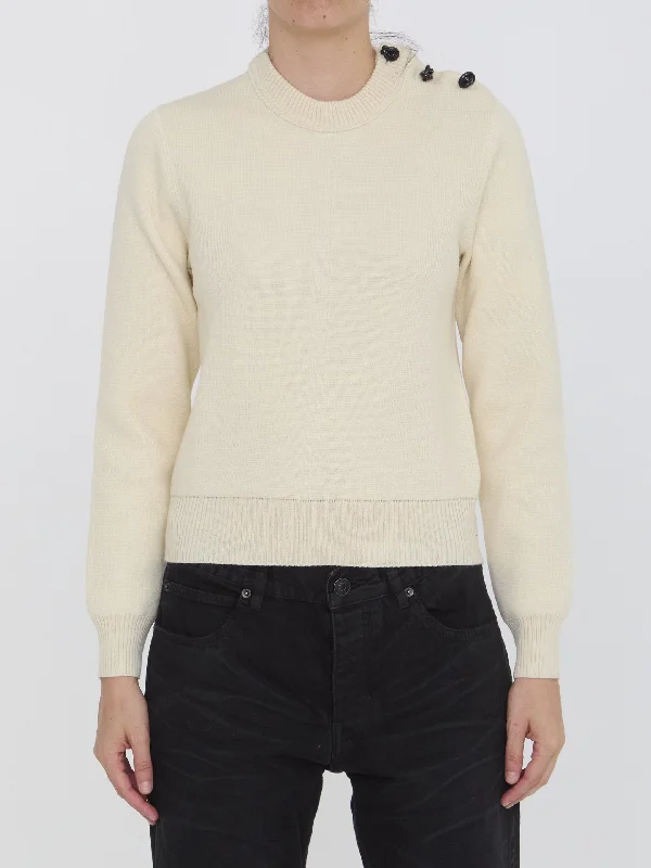 Knot Sweater Mesh Blend Leather Blend Suede Blend
