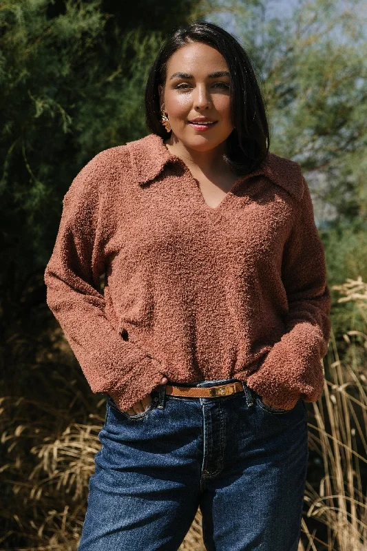 Lockwood Sweater | Spice Cotton Fabric Linen Fabric Terry Fabric