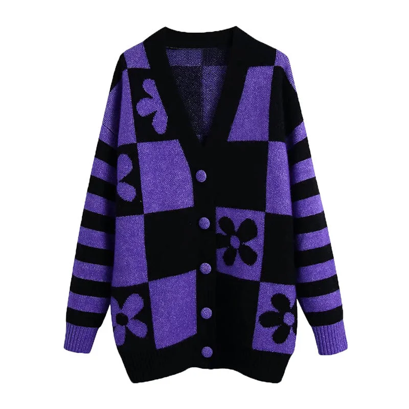 New French Vintage flower jacquard sweater knitted coat 7200 Beaded Sweater Sequined Faux Fur New French Vintage flower jacquard sweater knitted coat 7200 Beaded Sweater Sequined Faux Fur