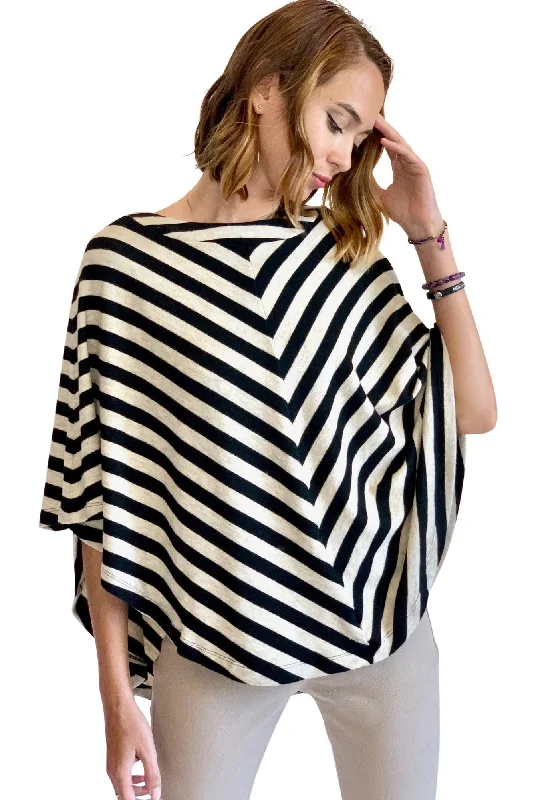 Beige / Black Stripe