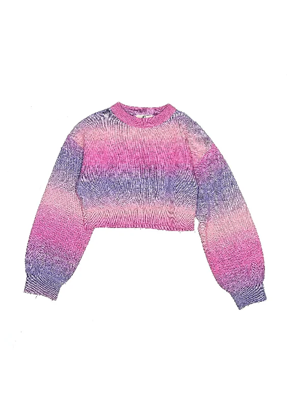 Pullover Sweater Mesh Sweater Canvas Denim
