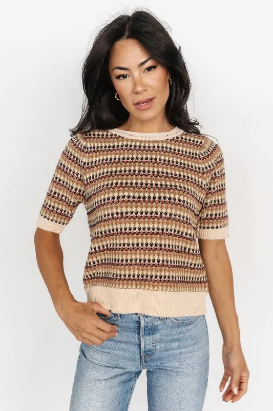 Scout Knit Sweater Top | Multi Sweater Knitwear Pullover