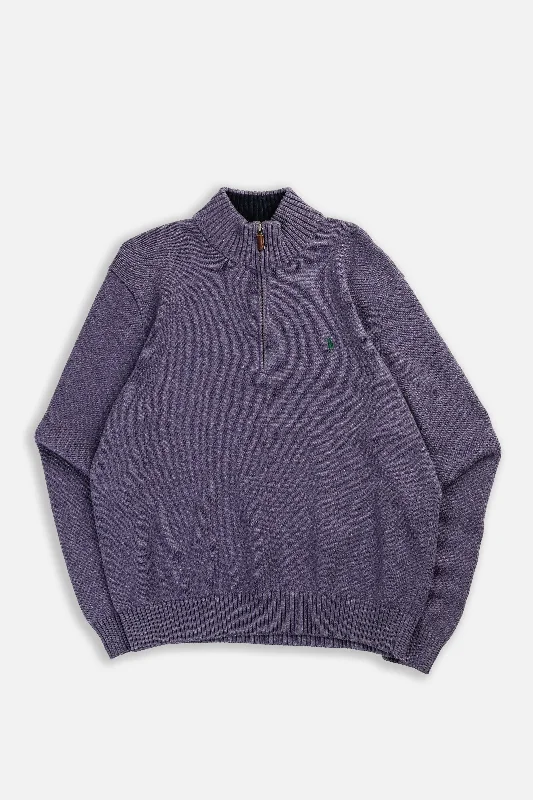 Vintage Knit Sweater - XL Graphic Sweater Embroidered Appliqued
