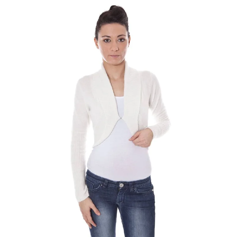 White Wool Sweater Stylish Fashionable Trendy