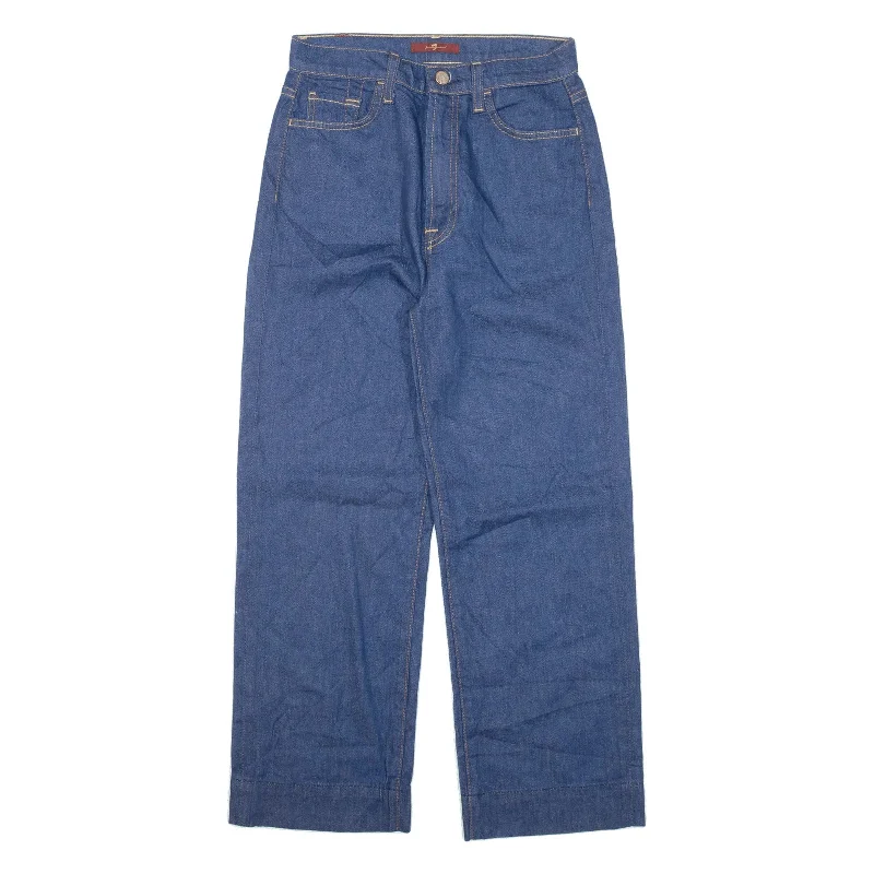 7 FOR ALL MANKIND Jeans Blue Denim Loose Straight Womens W27 L24 Stylish Plus Size Denim Jeans 7 FOR ALL MANKIND Jeans Blue Denim Loose Straight Womens W27 L24 Stylish Plus Size Denim Jeans