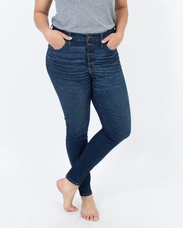 "9" High-Rise Skinny" Jeans Comfortable Boyfriend Jeans