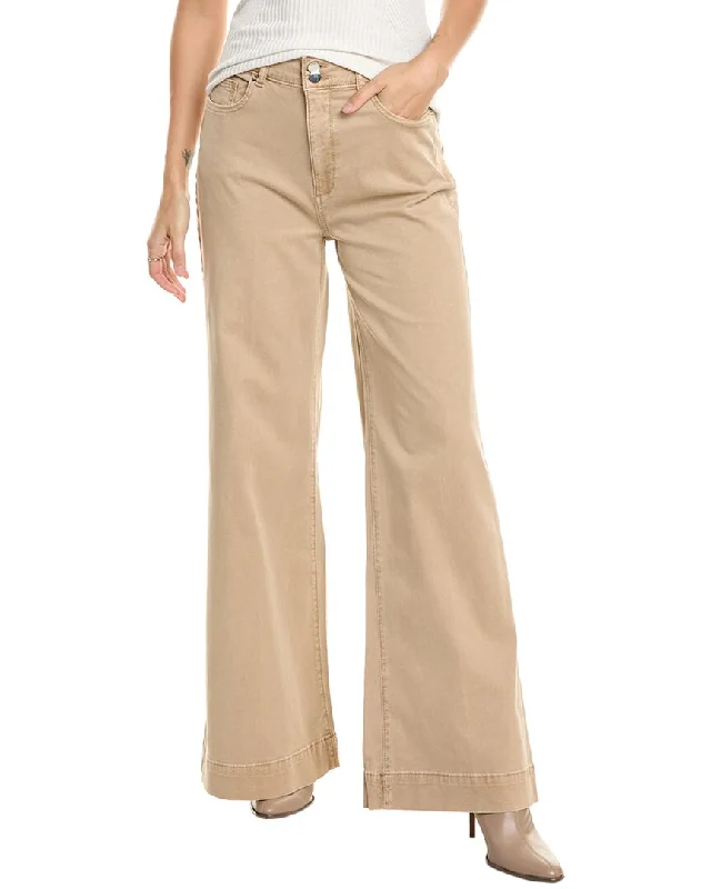 Dl1961 Hepburn Oat Wide Leg Jean Stylish Slim Fit Denim