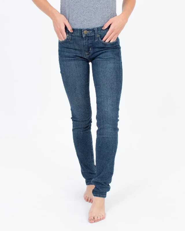 "Colette Mid Rise Skinny" Jean Comfortable Full-Length Denim Jeans