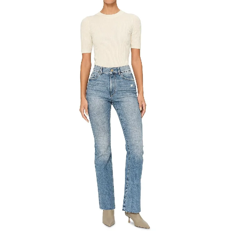 DL1961 Womens Bridget Denim High Rise Bootcut Jeans Fashionable Slim Fit Jeans