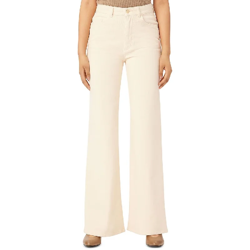DL1961 Womens Hepburn Textured Corduroy Wide Leg Jeans Comfortable Zip-Up Skinny Jeans DL1961 Womens Hepburn Textured Corduroy Wide Leg Jeans Comfortable Zip-Up Skinny Jeans