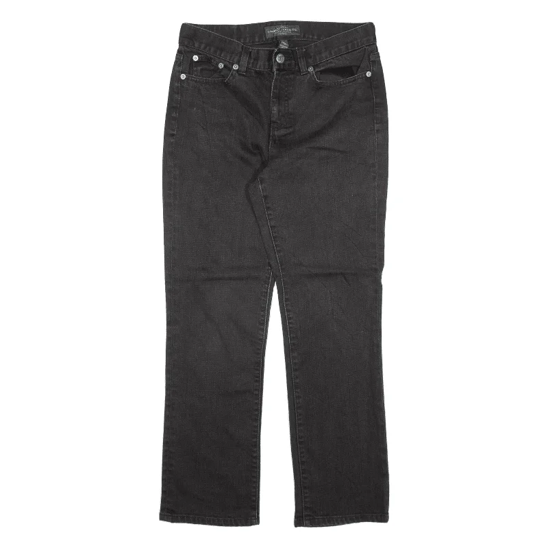 LAUREN RALPH LAUREN Jeans Black Denim Classic Straight Womens W28 L25 Trendy Plus Size Jeans LAUREN RALPH LAUREN Jeans Black Denim Classic Straight Womens W28 L25 Trendy Plus Size Jeans