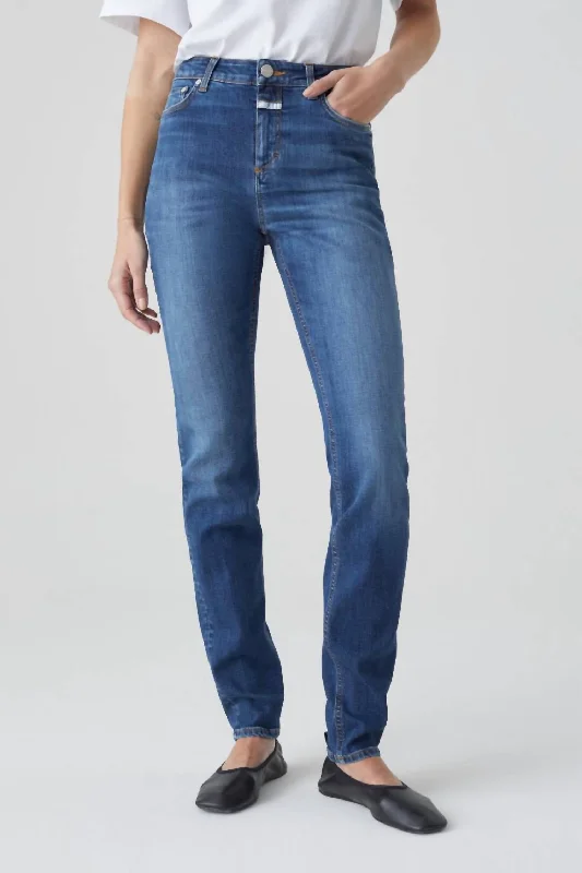 Lizzy Jeans In Dark Blue Comfortable Stretch Fit Jeans
